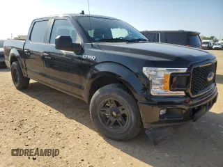 2020 Ford F-150 XL with VIN 1FTEW1CP6LKE24018, listed as a Copart auction lot 55812115 with 109,741 mi miles and Salvage title. Bid and sale history available at DreamBid. Image 4.