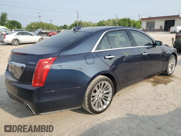 2017 Cadillac CTS Luxury AWD with VIN 1G6AX5SX7H0141380, listed as a Copart auction lot 58999135 with 91,003 mi miles and Salvage title. Bid and sale history available at DreamBid. Image 3.
