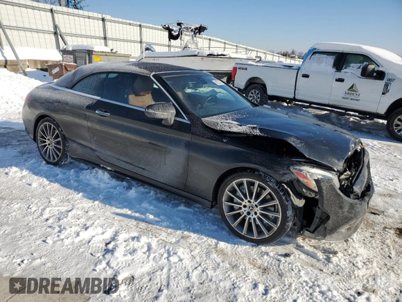 2019 Mercedes-Benz C 300 with VIN WDDWK8DB0KF795135, listed as a Copart auction lot 88027895 with 76,812 mi miles and Salvage Title. Bid and sale history available at carsss.com. Image 4.