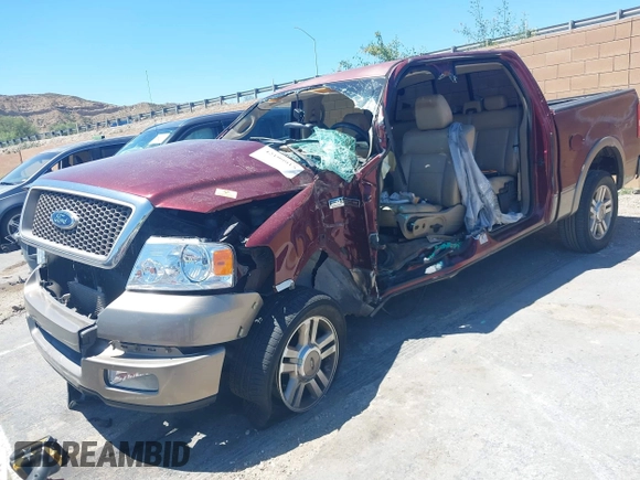 2005 Ford F-150 XLT с VIN 1FTPW12555FA43345, выставлен на аукционе IAAI как лот 42199915 с пробегом Не указан миль и . История ставок и продаж доступна на DreamBid. Изображение 2.