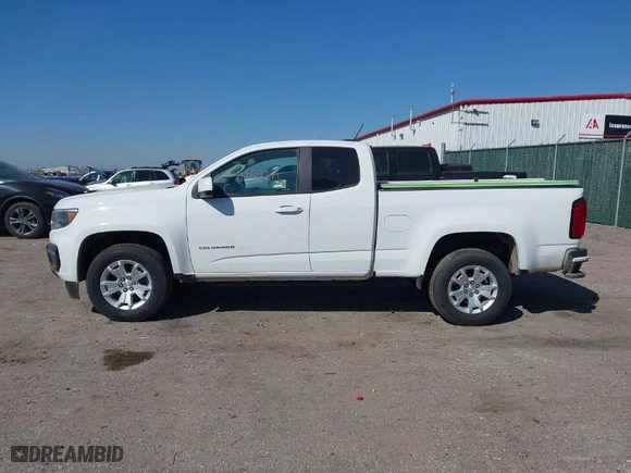 2022 Chevrolet Colorado 2WD LT with VIN 1GCHSCEA4N1122023, listed as a IAAI auction lot 41759271 with 36,854 mi miles. Bid and sale history available at carsss.com. Image 14.