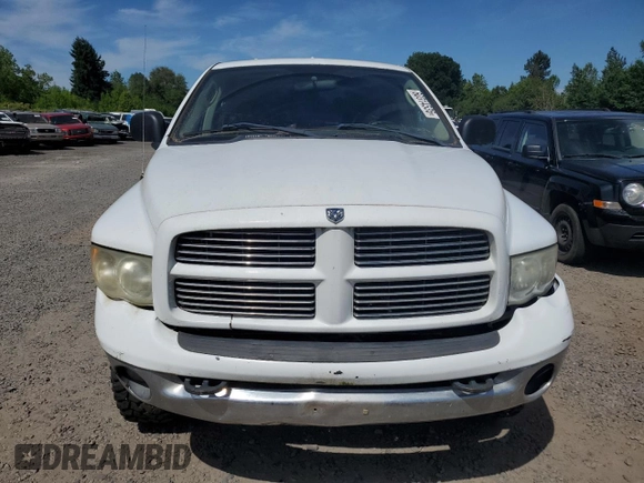 2004 Dodge 2500 SLT z VIN 1D7KU28D14J182331, wystawiony jako Copart lot #60314535 z przebiegiem 133 162 mil mil oraz Czysty tytuł • Clean title. Historia ofert i sprzedaży dostępna na DreamBid. Obrazek 5.