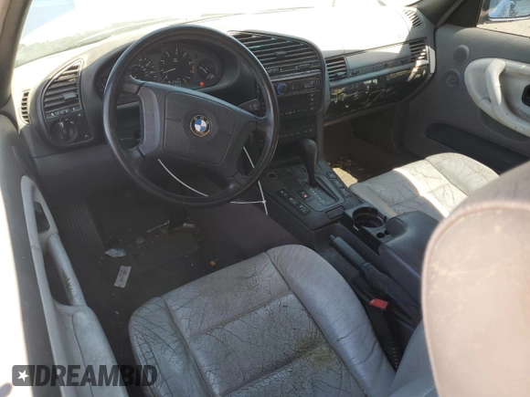 1998 BMW 3 Series 323i with VIN WBABJ8339WEM22707, listed as a Copart auction lot 55623685 with 130,704 mi miles and Salvage title. Bid and sale history available at DreamBid. Image 8.