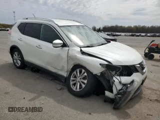 2016 Nissan Rogue SV z VIN KNMAT2MV1GP691747, wystawiony jako Copart lot #53089855 z przebiegiem 105 124 mil mil oraz Szkoda całkowita • Salvage title. Historia ofert i sprzedaży dostępna na DreamBid. Obrazek 4.
