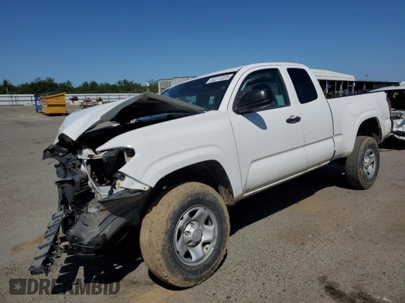 2021 Toyota Tacoma SR z VIN 3TYRX5GN5MT027686, wystawiony jako Copart lot #52277225 z przebiegiem 29 822 mil mil oraz Szkoda całkowita • Salvage title. Historia ofert i sprzedaży dostępna na DreamBid. Obrazek 1.