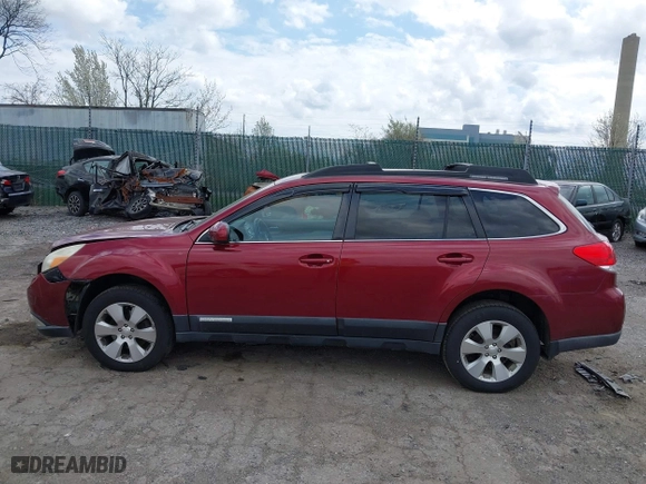 2011 Subaru Outback 3.6R Limited Pwr Moon with VIN 4S4BREKC6B2387854, listed as a IAAI auction lot 41924026 with 160,496 mi miles. Bid and sale history available at carsss.com. Image 14.