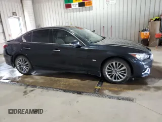 2020 Infiniti Q50 Luxe with VIN JN1EV7AR4LM254744, listed as a Copart auction lot 59178915 with 57,746 mi miles and Salvage title. Bid and sale history available at DreamBid. Image 4.