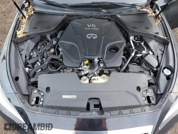 2019 Infiniti Q50 3.0t LUXE with VIN JN1EV7AR7KM551294, listed as a Copart auction lot 85467824 with 70,577 mi miles and Salvage Title. Bid and sale history available at carsss.com. Image 11.