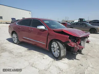 2018 Chevrolet Impala Premier with VIN 2G1125S37J9129162, listed as a Copart auction lot 49261855 with 45,448 mi miles and Salvage Title. Bid and sale history available at carsss.com. Image 4.