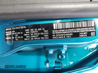2020 Jeep Renegade Altitude z VIN ZACNJAB10LPK93456, wystawiony jako Copart lot #85796514 z przebiegiem Nie podano mil oraz Szkoda całkowita • Salvage title. Historia ofert i sprzedaży dostępna na DreamBid. Obrazek 13.