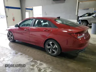 2021 Hyundai Elantra Limited z VIN KMHLP4AGXMU168248, wystawiony jako Copart lot #45450395 z przebiegiem 16 851 mil mil oraz Szkoda całkowita • Salvage title. Historia ofert i sprzedaży dostępna na DreamBid. Obrazek 2.