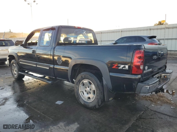 2006 Chevrolet Silverado 1500 LT3 with VIN 1GCEK19Z76Z292287, listed as a Copart auction lot 42634705 with 0 mi miles and Salvage Title. Bid and sale history available at carsss.com. Image 2.