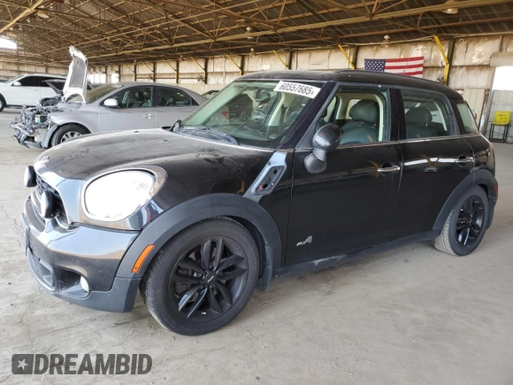 2011 MINI Countryman S with VIN WMWZC5C54BWM10218, listed as a Copart auction lot 60557685 with 192,422 mi miles and Salvage title. Bid and sale history available at DreamBid. Image 1.