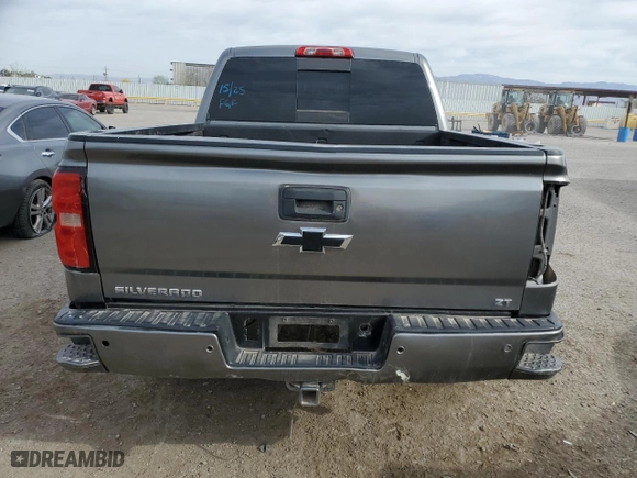2015 Chevrolet Silverado 1500 LTZ with VIN 3GCUKSEC1FG411888, listed as a Copart auction lot 49581605 with 0 mi miles and Salvage Title. Bid and sale history available at carsss.com. Image 6.