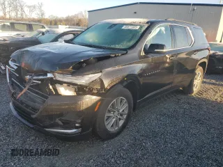 2023 Chevrolet Traverse LT Cloth with VIN 1GNERGKWXPJ278454, listed as a Copart auction lot 48571565 with 19,497 mi miles and Salvage Title. Bid and sale history available at carsss.com. Image 1.