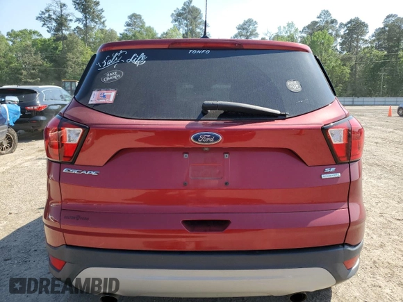 2019 Ford Escape SE with VIN 1FMCU0GD3KUA67774, listed as a Copart auction lot 52457735 with 85,117 mi miles and Salvage Title. Bid and sale history available at carsss.com. Image 6.