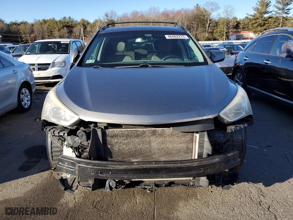 2013 Hyundai Santa Fe Sport with VIN 5XYZUDLB2DG020962, listed as a Copart auction lot 46402215 with 185,213 mi miles and Salvage Title. Bid and sale history available at carsss.com. Image 5.