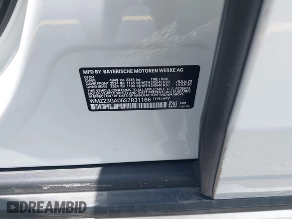 2025 MINI Countryman S with VIN WMZ23GA06S7R31166, listed as a IAAI auction lot 42393335 with 2,531 mi miles and . Bid and sale history available at DreamBid. Image 9.