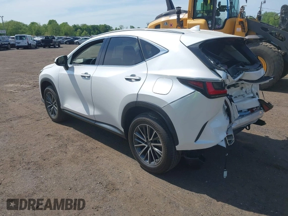 2023 Lexus NX 350 Premium with VIN JTJGGCEZ1P5005429, listed as a IAAI auction lot 42221326 with 15,859 mi miles and . Bid and sale history available at DreamBid. Image 3.