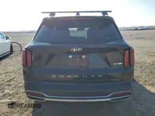 2021 Kia Sorento Hybrid S with VIN KNDRG4LG5M5039808, listed as a Copart auction lot 83978624 with 96,630 mi miles and Salvage Title. Bid and sale history available at carsss.com. Image 6.
