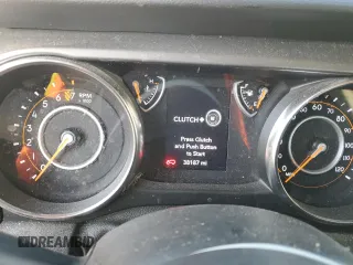 2021 Jeep Wrangler Sport with VIN 1C4GJXAGXMW725656, listed as a Copart auction lot 42826795 with 38,187 mi miles and Salvage Title. Bid and sale history available at DreamBid. Image 9.