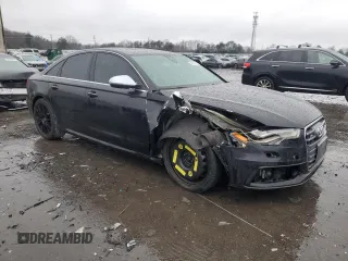 2014 Audi S6 Prestige with VIN WAUF2AFC2EN091453, listed as a Copart auction lot 43369445 with 111,502 mi miles and Salvage Title. Bid and sale history available at carsss.com. Image 4.