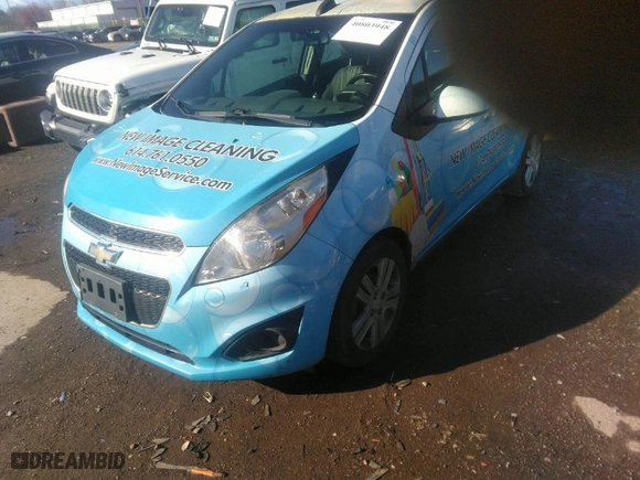2015 Chevrolet Spark LS with VIN KL8CB6S93FC799312, listed as a IAAI auction lot 40803948 with 73,355 mi miles. Bid and sale history available at carsss.com. Image 2.