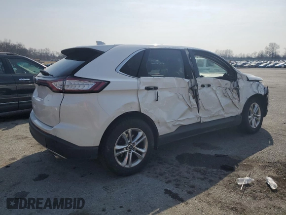 2015 Ford Edge SEL with VIN 2FMTK4J96FBB62987, listed as a Copart auction lot 49096575 with 104,536 mi miles and Salvage Title. Bid and sale history available at carsss.com. Image 3.