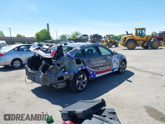 2018 Honda Accord EX-L with VIN 1HGCV2F53JA009110, listed as a IAAI auction lot 42147633 with 68,498 mi miles and . Bid and sale history available at DreamBid. Image 4.
