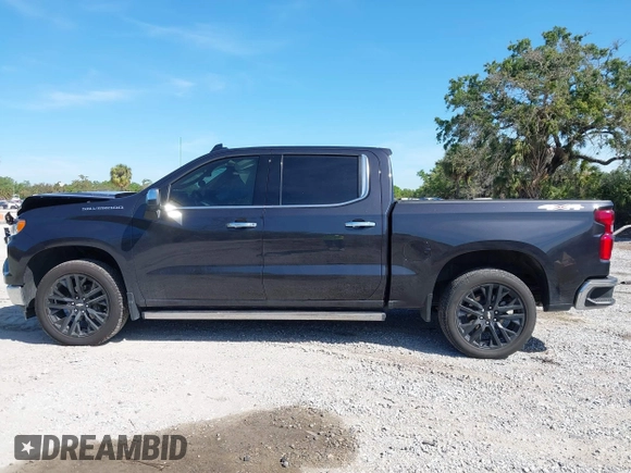 2024 Chevrolet Silverado 1500 LTZ with VIN 1GCUDGE86RZ157750, listed as a IAAI auction lot 41869533 with 28,092 mi miles and . Bid and sale history available at DreamBid. Image 14.