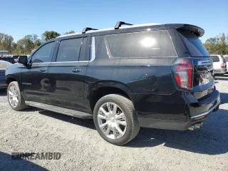 2022 Chevrolet Suburban High Country with VIN 1GNSKGKL3NR199753, listed as a Copart auction lot 75848294 with 44,486 mi miles and Salvage Title. Bid and sale history available at DreamBid. Image 2.