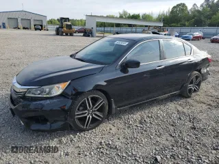 2017 Honda Accord Sedan Sport with VIN 1HGCR2F53HA138995, listed as a Copart auction lot 53528345 with 133,844 mi miles and Salvage Title. Bid and sale history available at carsss.com. Image 1.