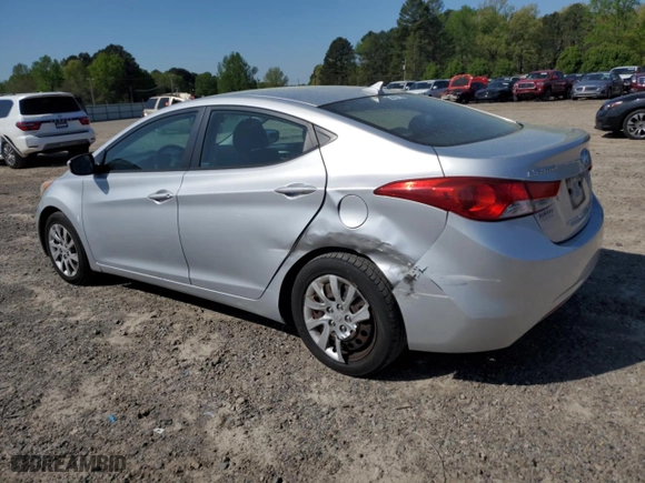 2012 Hyundai Elantra GLS with VIN KMHDH4AE4CU228538, listed as a Copart auction lot 51921135 with 163,945 mi miles and Clean Title. Bid and sale history available at carsss.com. Image 2.