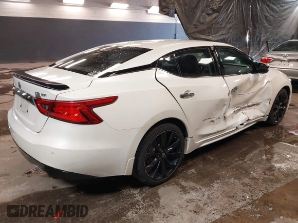 2017 Nissan Maxima SV with VIN 1N4AA6AP2HC453505, listed as a IAAI auction lot 41499006 with 69,350 mi miles and . Bid and sale history available at DreamBid. Image 4.