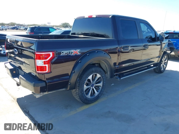 2019 Ford F-150 XL with VIN 1FTEW1CP3KKC76120, listed as a IAAI auction lot 41650089 with 161,801 mi miles and . Bid and sale history available at carsss.com. Image 4.