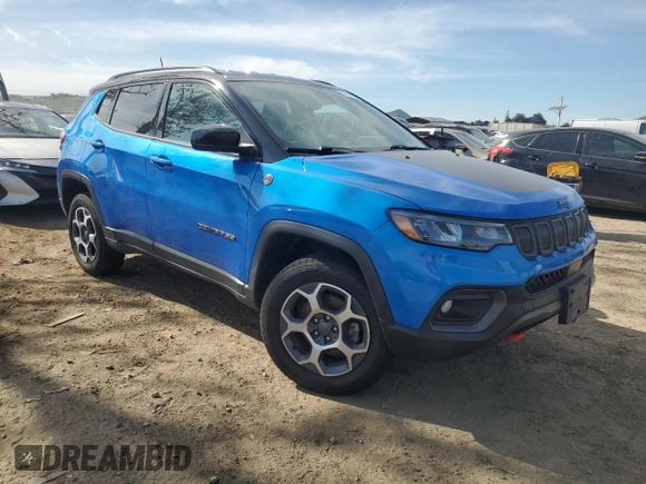 2022 Jeep Compass Trailhawk с VIN 3C4NJDDB1NT226032, выставлен на аукционе Copart как лот 50237725 с пробегом 44 805 миль миль и Списание • Salvage title. История ставок и продаж доступна на DreamBid. Изображение 4.