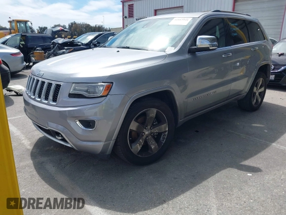 2014 Jeep Grand Cherokee Overland with VIN 1C4RJECG0EC291048, listed as a IAAI auction lot 41883941 with 81,871 mi miles. Bid and sale history available at carsss.com. Image 2.