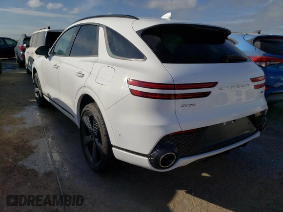 2022 Genesis GV70 2.5T with VIN KMUMADTB8NU051102, listed as a Copart auction lot 63387542 with Not Provided miles and . Bid and sale history available at DreamBid. Image 3.