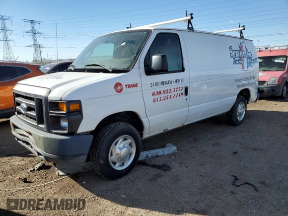 2011 Ford Econoline Cargo Commercial with VIN 1FTNE1EW0BDB08172, listed as a Copart auction lot 42065125 with 204,301 mi miles and Clean Title. Bid and sale history available at DreamBid. Image 1.