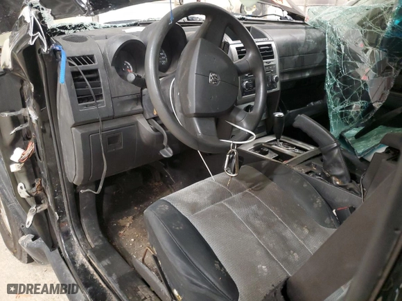 2007 Dodge Nitro SXT with VIN 1D8GU28K17W569551, listed as a Copart auction lot 44014925 with 0 mi miles and Salvage Title. Bid and sale history available at carsss.com. Image 8.