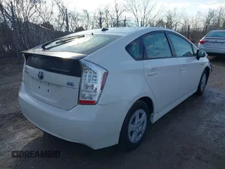 2010 Toyota Prius II with VIN JTDKN3DU5A0211575, listed as a IAAI auction lot 41686030 with 93,064 mi miles. Bid and sale history available at carsss.com. Image 4.