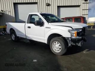 2019 Ford F-150 XL with VIN 1FTMF1CB9KKE81876, listed as a Copart auction lot 81753954 with 35,535 mi miles and Salvage title. Bid and sale history available at DreamBid. Image 4.