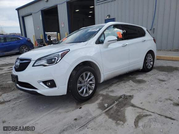 2020 Buick Envision Essence with VIN LRBFXCSA1LD226458, listed as a Copart auction lot 46991465 with 91,595 mi miles and Salvage Title. Bid and sale history available at carsss.com. Image 1.