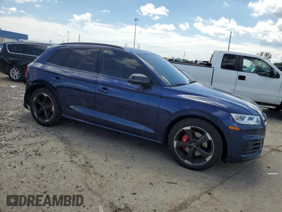 2020 Audi SQ5 Premium Plus with VIN WA1B4AFY6L2121781, listed as a Copart auction lot 62810055 with 74,626 mi miles and Non repairable. Bid and sale history available at DreamBid. Image 4.
