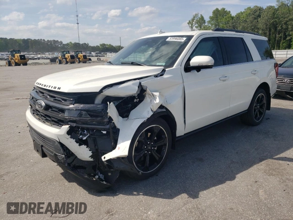 2023 Ford Expedition Limited z VIN 1FMJU2A88PEA38108, wystawiony jako Copart lot #53996085 z przebiegiem 20 675 mil mil oraz Szkoda całkowita • Salvage title. Historia ofert i sprzedaży dostępna na DreamBid. Obrazek 1.