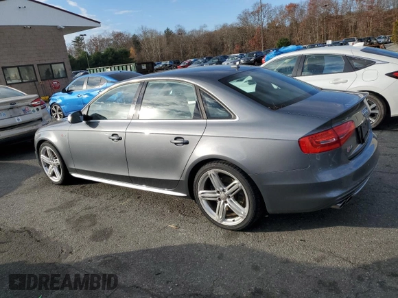 2013 Audi S4 Premium Plus with VIN WAUBGAFLXDA204930, listed as a Copart auction lot 80463454 with 96,727 mi miles and Clean Title. Bid and sale history available at DreamBid. Image 2.