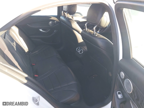 2015 Mercedes-Benz C-Class C 300 with VIN 55SWF4JB3FU074019, listed as a IAAI auction lot 40774389 with 104,091 mi miles. Bid and sale history available at carsss.com. Image 8.