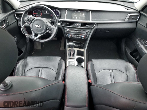 2018 Kia Optima SX with VIN 5XXGW4L2XJG224863, listed as a Copart auction lot 58701575 with 79,673 mi miles and Salvage title. Bid and sale history available at DreamBid. Image 8.