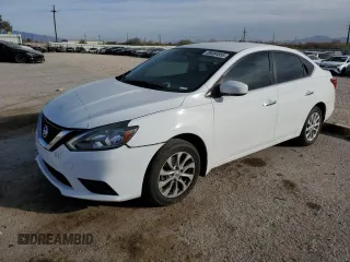 2017 Nissan Sentra S with VIN 3N1AB7AP7HY261908, listed as a Copart auction lot 89384855 with 151,865 mi miles and Salvage title. Bid and sale history available at DreamBid. Image 1.