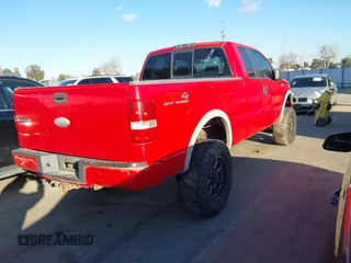 2006 Ford F-150 XLT with VIN 1FTPX14566NA05124, listed as a IAAI auction lot 41751548 with 195,665 mi miles. Bid and sale history available at carsss.com. Image 4.